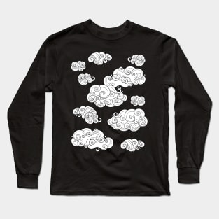 Noncolored Fairytale Weather Forecast Print Long Sleeve T-Shirt